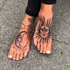 Published on september 5, 2016, under tattoos. Avt 1116 On Instagram Moon Sun Thanks For The Trust Claraoce Done At Traphouse Tattoos Hambur Stomach Tattoos Women Foot Tattoos Girls Vegan Tattoo