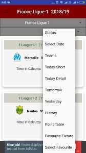 France Ligue 1 Ligue 2 Live Update And Fixtures For Android Apk Download