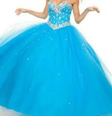 Big Blue And Puffy Blue Sparkly Dress Prom Dresses Ball Gown Blue Puffy Dresses