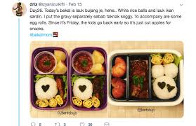 Contextual translation of bekal makanan into english. Ibu Ini Kongsi Idea Bekal Bento Selama 31 Hari Untuk Anak Macam Dekat Oversea