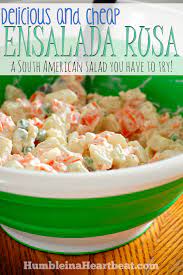 Ensalada Rusa A South American Potato Salad Recipe Diy Easy Recipes Diy Food Recipes Recipes