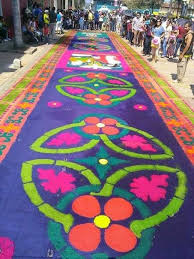 En Comayagua Honduras Semana Santa 2014 Pinturas En Lienzo Alfombras Manualidades