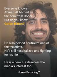 Gefen's courage is something to be proud of, even in such a dark moment.  #ActNowForABetterFuture #FightingAntisemitismNow_day814  https://www.facebook.com/HonestReporting/posts/1314119530752224