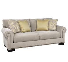 Crawford Stationary Sofa With Nailhead Trim By Jonathan Louis Olinde S Furniture Sofa Baton Rouge Lafayette New Roads Furniture Sofa Mattress Furniture