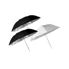 Promaster 36 Studio Umbrella Starter Kit 2 Black Silver 1 Soft Light The Camera Exchange