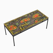 Handpainted Ceramic Coffee Table By Juliette Belarti Painted Coffee Tables Coffee Table Hand Painted Ceramics