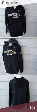 Nike Colorado Buffaloes Football Black Hoodie Black Hoodie Sweatshirts Hoodie Nike Shirts