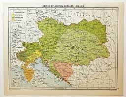 Thanks to our wmts service you can import the georeferenced maps to your website or even your desktop application. Historical Map Empire Of Austria Hungary 1815 1914 Moravia Croatia Slavonia Ebay