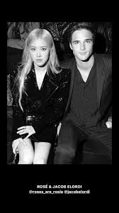 As he told gq australia, his money from the film quickly ran out and he found himself practically homeless with just a couple of weeks left on his u.s. 1 Blackpink Rose With Jacob Elordi Ysl Saint Laurent Paris Fashion Week