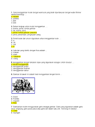 Penghapus adalah salah satu jenis alat tulis yang penting keberadaannya. Soal Uts Sbk