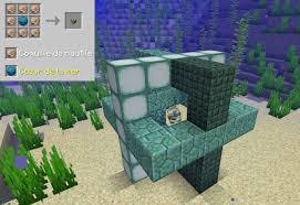 You must prismarine blocks to make the rings. Felix This Is How You Make The Conduit Work You Need To Surround It With Any Prismarine Blocks Like That And Inside Must Be 3 3 3 Area Of Water And You Can Mine