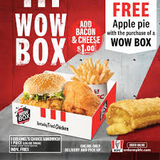 Kentucky fried chicken'ın bir efsane haline gelmesi üzerine sanders şirketini 2 milyon dolar karşılığında yatırımcı john y. Kfc Free Apple Pie Wow Box Online Only Use Code Wpie1 Facebook
