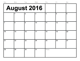 Calendar August 2016 Printable Pdf June Calendar Printable August Calendar Calendar Printables