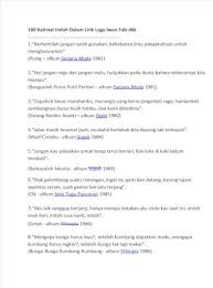 C d g d em. 100 Kalimat Indah Dalam Lirik Lagu Iwan Fals Dkk Pdf Document