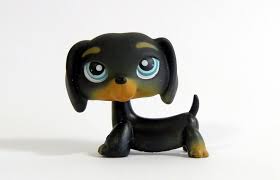 Littlest Pet Shop Dachshund 325 Black Tan With Blue Black Eyes Lps Dog Lps Dog Littlest Pet Shop Pet Shop