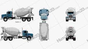 Peterbilt 365 Mixer Truck 2007 Clipart Peterbilt Clip Art Mixer Truck