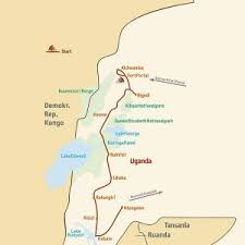 Uganda Fahrradtour Entlang Der Ruwenzori Berge Affen Im Kibale Wald Elefanten Am Kazinga Kanal Und Im Queen Elisabeth Nationalpark Pistenstrecken Im Sudwesten Bis Zum Lake Bunyoni