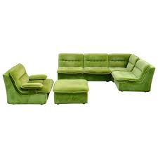 Use all modules in the arrangement or break the pieces into smaller groups. Vintage Modular Limegreen 1970s Sofa Living Room Suite At 1stdibs