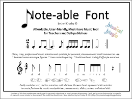 Note Able Font Easily Type Rhythm Notation Articulations Etsy In 2021 Music Music Class Rules Music Manipulatives