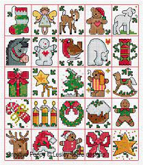 How does count impact your cro Lesley Teare Designs 25 Christmas Tag Motifs Cross Stitch Pattern
