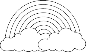 Today i painted acrylic painting.i hope you enjoy watching my video. A Simple Drawing Of Rainbow Behind The Cloud Coloring Page Download Print Online Coloring Pages For Free Color Nimbus