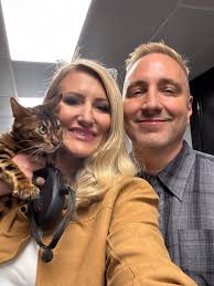 What a buzz!! Having a blast so far!! Steven Meserve The Morning Show Oz  Feline Fair ScillyRex Cornish Rex