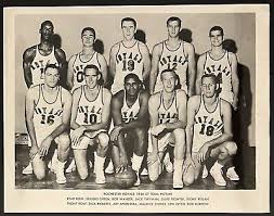 1957 Team Release Photo-Rochester Royals Team Maurice Stokes Jack Twyman