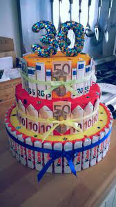 Kreative ideen geld zu verschenken youtube. Geldtaart 30 Jaar Geldkuchen Hochzeitstorte Geldgeschenk Geschenke Verpacken Geburtstag Kinder