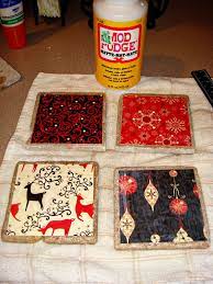 Christmas Coasters Christmas Coasters Recycle Christmas Cards Holiday Diy