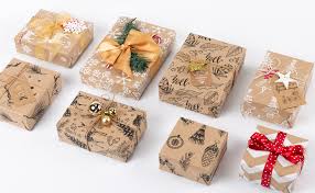 Ebay.de has been visited by 100k+ users in the past month Amazon Com Ruspepa Christmas Wrapping Paper Brown Kraft Paper With Black Christmas Elements Print Paper 4 Roll 30inch X 10feet Per Roll Health Personal Care