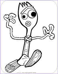 Coloring Page Of Forky From Toy Story 4 Toystory4 Forky In 2020 Toy Story Coloring Pages Coloring Pages Pokemon Coloring Pages