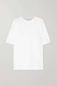 White Net Sustain Faye Oversized Organic Cotton Jersey T Shirt Ninety Percent Shirts Organic Cotton T Shirt Png