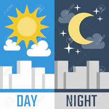 Night clipart clip dark light sun difficult puzzles cannot answer questions most vector clipground moon benefits happy illustrations series rosehip. Day And Night Vector Illustration In Flat Style Royalty Free Cliparts Vectors And Stock Illustration Image 40290167