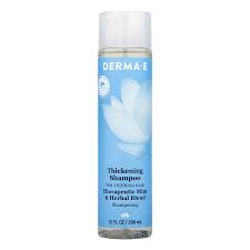 And it works, thanks to its unique formula, which includes caffeine. Thickening Shampoo Derma E