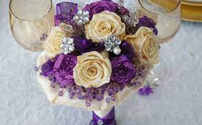 Autumn Centerpiece Simple Wedding Flowers Unique Wedding Flowers Purple Wedding Flowers