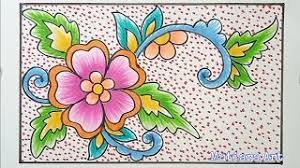 Ragam hias flora oleh avat 7b smp 2 banguntapan youtube. Ragam Hias Flora Simple Dan Mudah