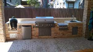This outdoor entertaining space features granite countertops, stainless steel cabinetry and stacked stone surround. Page 4 Of 8 Outdoor Living Space Design Outdoor Refrigerator Outdoor Kitchen Decor Outdoor Kitchen Design