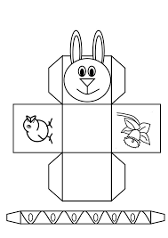 Der osterhase bringt dieses jahr ein großes osterei. Osterkorbchen Bastelvorlagen Ostern Ausdrucken Ausmalen Spring Easter Easter Basket Template Simple Easter Baskets Printable Easter Activities