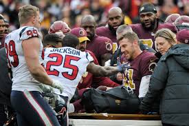 Alex Smith Is Lost For The Season With Serious Leg Injury As Washington Falls To Houston The Denver Post
