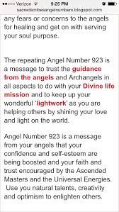 Angel Number 923 Angel Numbers Spirit Number Numerology