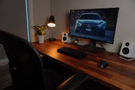New setup on custom built ikea desk. How To Build Ikea Gaming Desk Thehomeroute