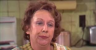 I caught a few episodes of All in the Family today. I forgot how much I  adore Edith (Jean Stapleton). Her character was the sweetest, kindest, most  innocent, and loving woman. I'm