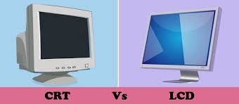 Difference Between Crt And Lcd Comparison Chart Tech