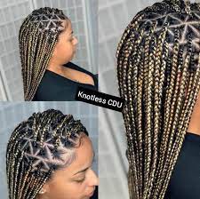 Knotless Triangle Braidsbraided Wiglace Frontal Braids Etsy Box Braids Hairstyles For Black Women Braided Hairstyles Braids Hairstyles Pictures