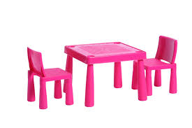 Shop wayfair for all the best plastic toddler & kids table & chair sets. Pink Kids Plastic Table And 2 Chairs Set Homestoredirect Home Toys Gifts More