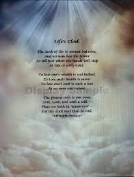 Life S Clock First Name Poem Gift Prayer For Our Children Positive Personality Traits First Names