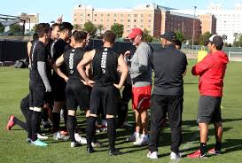 Jim put his first feet in coaching in 1994 as an assistant coach. Rich Ryerson Unlv Soccer Head Coach Third Right Talks To His Players As Assistant Coaches Frank D Amelio Second Right And Camilio Valencia Look On During Team Practice On Wednesday April 18