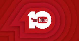 10 Years Of Youtube Anniversary Logo 10 Anniversary Logo Year Logo