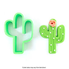 Then, make little marks on the cookie with more green icing, spread out all over the cookie to be the cactus spikes. Cactus Cookie Cutter