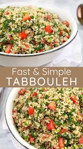 Easy Tabbouleh Couscous Salad Recipes Couscous Recipes Tabbouleh Recipe